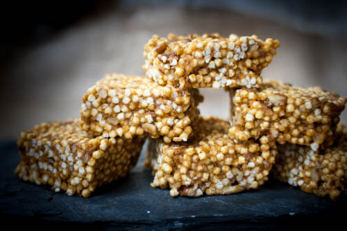 Pumpkin protein crispie treats